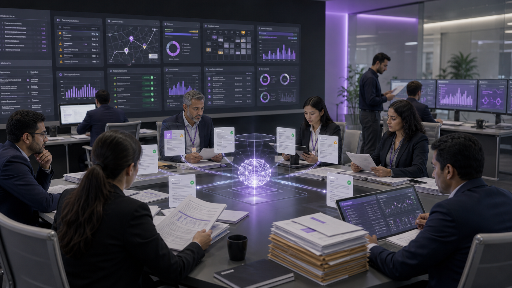 Restaurant kitchen and operations review environment representing a governed OPAG AI recipe margin variance agent for POS demand, recipe cards, supplier invoices, prep waste, substitutions, manager approvals, and audit trails